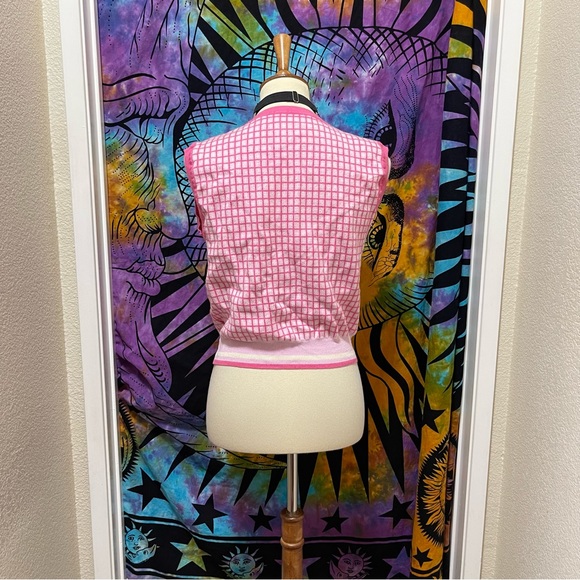 🌈 Lovely pink plaid vest - Picture 7 of 11